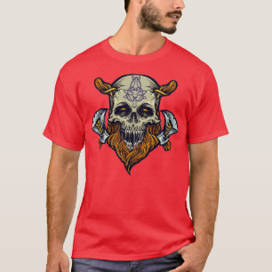 Viking Skull Ax T-shirt