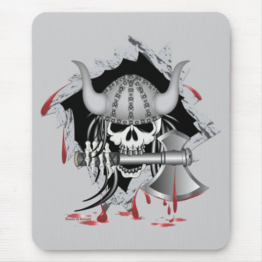 Viking Skull Muismat (Voorkant)