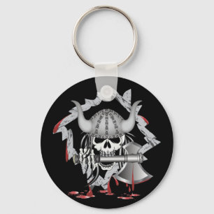 Viking Skull Sleutelhanger