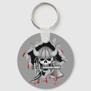 Viking Skull Sleutelhanger
