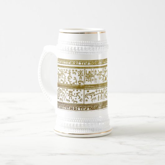 Viking Stein Bierpul (Voorkant links)