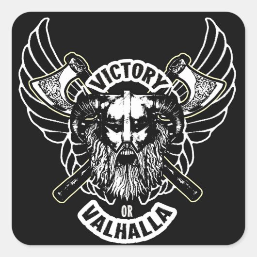 Viking - Stickers Victoire ou Valhalla (Devant)