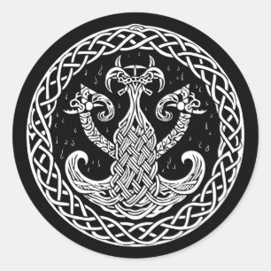 Viking Symbool Ronde Sticker