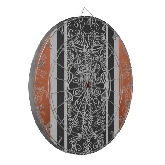 Viking Tattoo Dartbord (Voorkant Links)