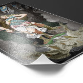 VIKING THEMA BRUILOFT JUBILEUM FOTO AFDRUK (Hoek)