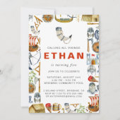 Viking Thème Anniversaire Fête Invitation (Devant)