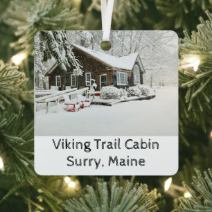 Viking Trail Kerstversiering Metalen Ornament