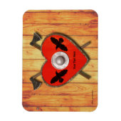 Viking Valentijn - Raven Card Magneet (Verticaal)