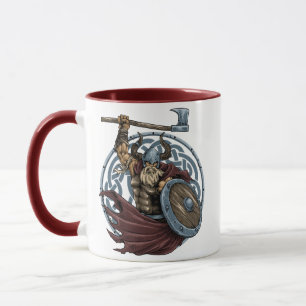 Viking Valhalla Krijger Mok