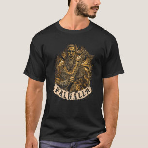 Viking Valhalla Portret Noorse Mythologie Viking B T-shirt