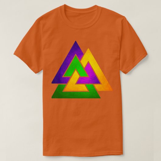 Viking Valknut T-shirt (Design voorkant)