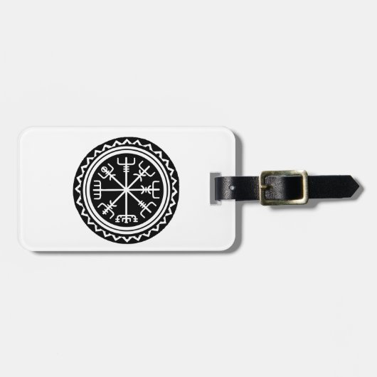 Viking Vegvisir Compass Bagagelabel (Voorkant horizontaal)