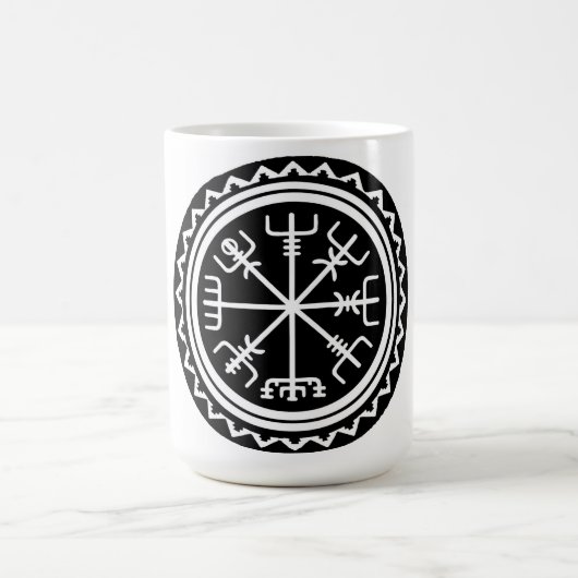 Viking Vegvisir Compass Koffiemok (Center)