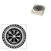 Viking Vegvisir Design Rubber Stamp Tool Rubberstempel (Gestempeld)