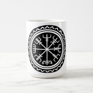 Viking Vegvisir Kompas Koffiemok