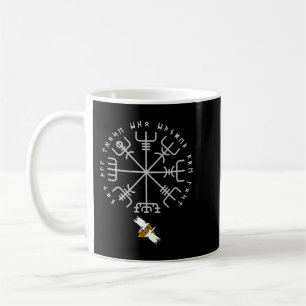 Viking Vegvisir Rune en Raven Koffiemok