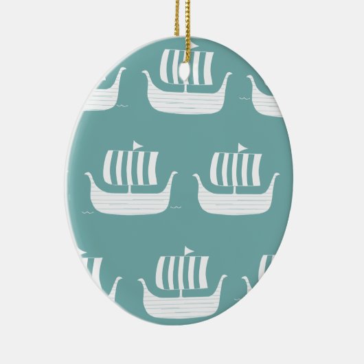 Viking verzendt aangepaste versiering keramisch ornament (Rechts)