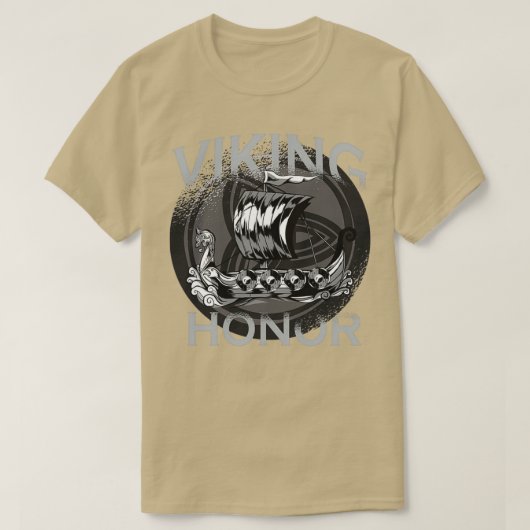 Viking Vikings Honor Design 2 T-shirt (Design voorkant)