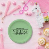 Viking voert papieren Borden uit (8 pk) Papieren Bordje (Feest)
