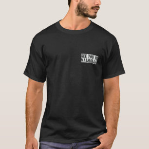 Viking Walhalla Odin Thor Hamer Nordman aan beide  T-shirt