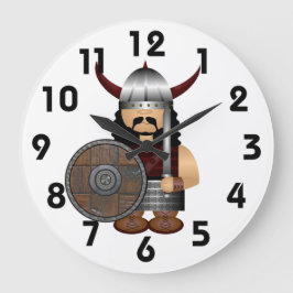 Viking Wall Clock Grote Klok