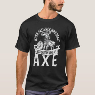 Viking Warrior Axe Viking Valhalla Noordse mytholo T-shirt