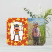 Viking Warrior Boy Birthday Party photo Invitation (Debout devant)