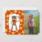 Viking Warrior Boy Birthday Party photo Invitation (Devant)