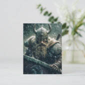 Viking Warrior Briefkaart (Staand voorkant)