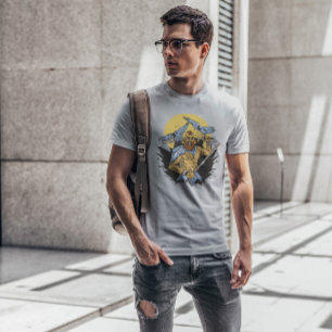 Viking Warrior en Swords T-shirt