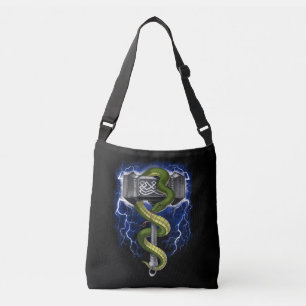 Viking Warrior Hammer Crossbody Tas