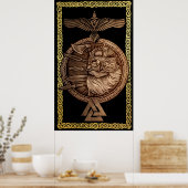 Viking Warrior Poster (Keuken)