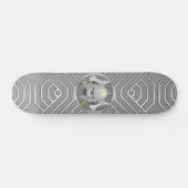 Viking Warrior Skull Skateboard (Horizontaal)