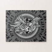 Viking Warrior Winged Helmet Legpuzzel (Horizontaal)