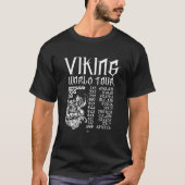 Viking wereld tour cadeau t-shirt (Voorkant)