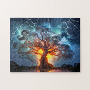 Viking Wereldboom Yggdrasil bij Ragnarok Legpuzzel