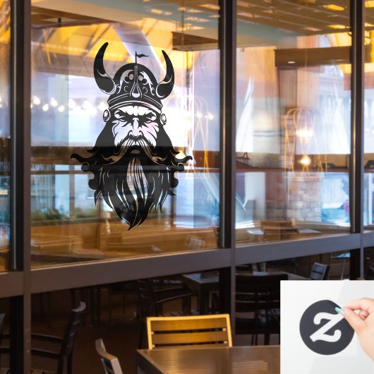 Viking Window Cling Raamsticker (Restaurant Raam)