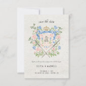 Viking Wolf Crest Enregistrer la carte de date (Devant)