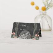 Viking Wolf en Rozen. Het hoofd van een gestileerd (Voorkant)