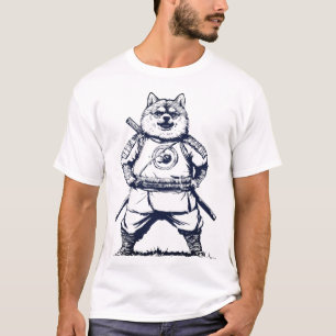 Viking Wolf Warrior - middeleeuwse fantasiedier T-shirt