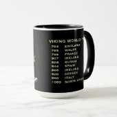 Viking* World Tour        MugRoliga Viking mugg Mok (Voorkant rechts)