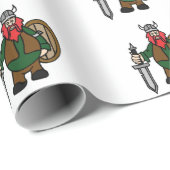 Viking Wrapping Paper Cadeaupapier (Rol Hoek)