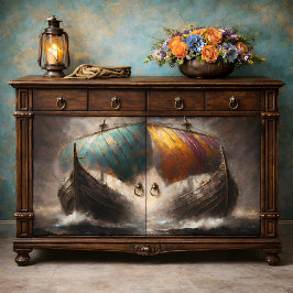 Viking Zeilen Botsen Decoupage Tissuepapier