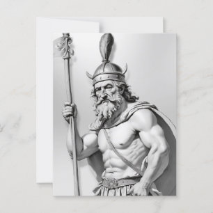 Vikingbewaarder. Briefkaart