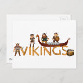 Vikingen Briefkaart (Voorkant / Achterkant)