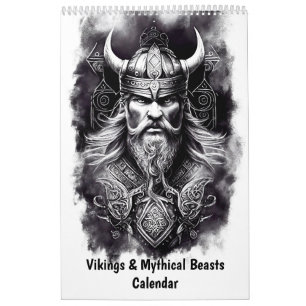 Vikingen & mythologische wezens kalender