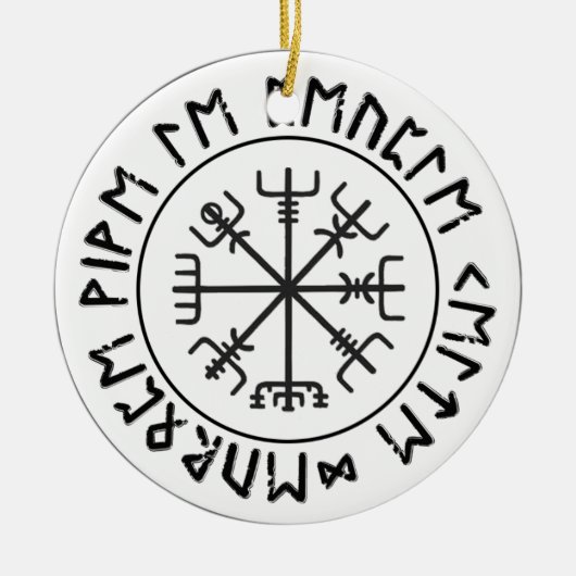 Vikingkoffer Keramisch Ornament (Voorkant)