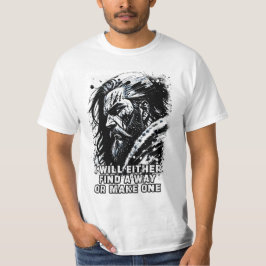 Vikingkrijger Noordse Mythologie Krachtige woorden T-shirt