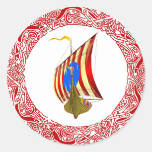Vikingrovers Ronde Sticker