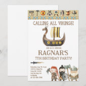 Vikings, appel à tous les Vikings invitation d'ann (Devant / Derrière)
